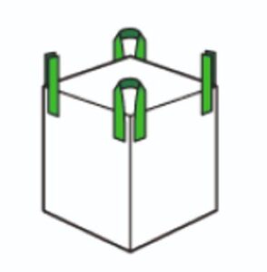 Cross Corner Loops Flexible intermediate bulk container